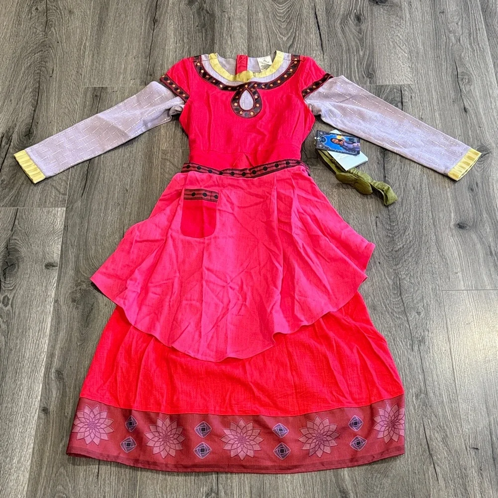 🧡Disney Parks Wish Dahlia Pink and Red Costume Dress Disneyland Halloween - Picture 1 of 7